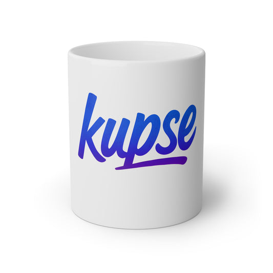 Kubek KupSe – Logo Blue, Unikatowy Design, Lokalny Styl