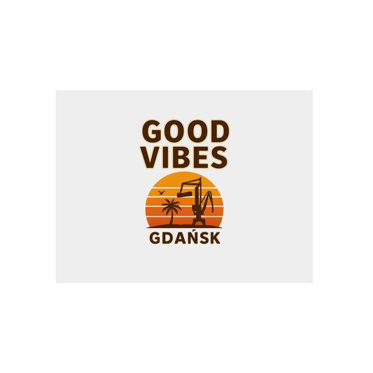 Obraz na panelu aluminiowym Good Vibes – trwały wydruk w stylu Kup Se