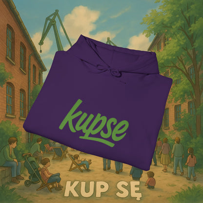 Unisex Heavy Blend Hoodie – Logo Green – Kup Se