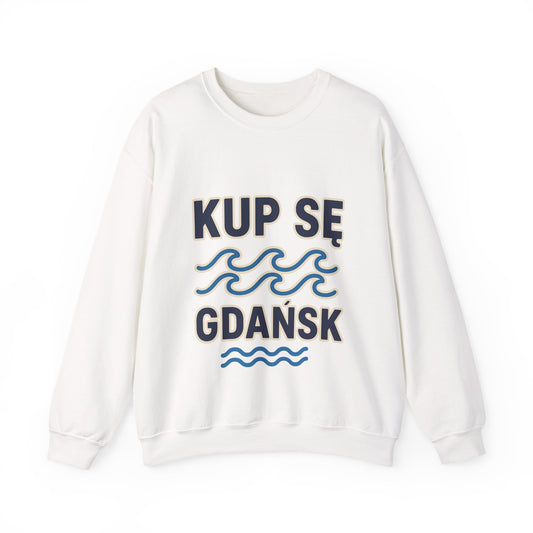 Bluza unisex z grafiką Kup Se Fale – klasyczny crewneck i miejski styl