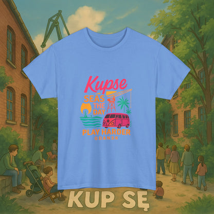 KupSe Play Harder Style t-shirt - Unisex Heavy Cotton Tee