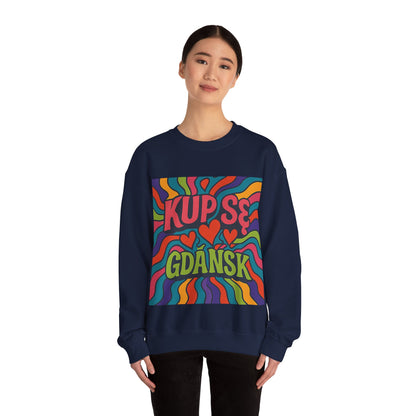 Bluza unisex z grafiką Kup Se Acid – klasyczny crewneck i miejski styl