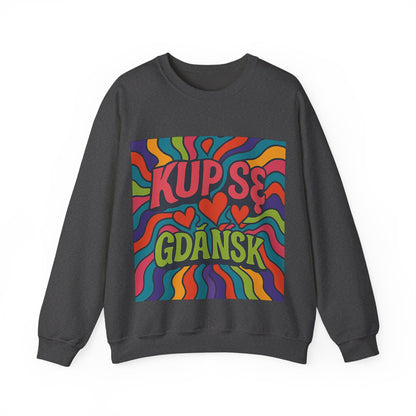 Bluza unisex z grafiką Kup Se Acid – klasyczny crewneck i miejski styl