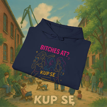 Unisex Heavy Blend Hoodie – Bi*ches at? – Kup Se