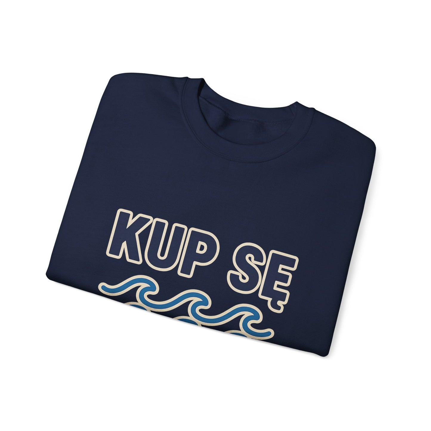 Bluza unisex z grafiką Kup Se Fale – klasyczny crewneck i miejski styl