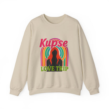 Bluza unisex z grafiką Kup Se Love Trip – klasyczny crewneck i miejski styl