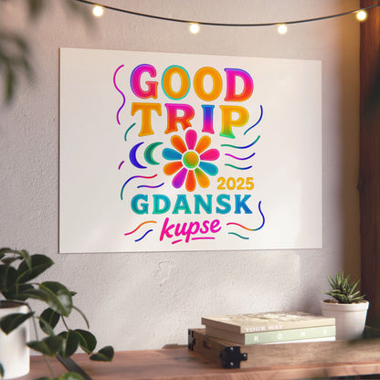 Obraz na panelu aluminiowym Good Trip – trwały wydruk w stylu Kup Se