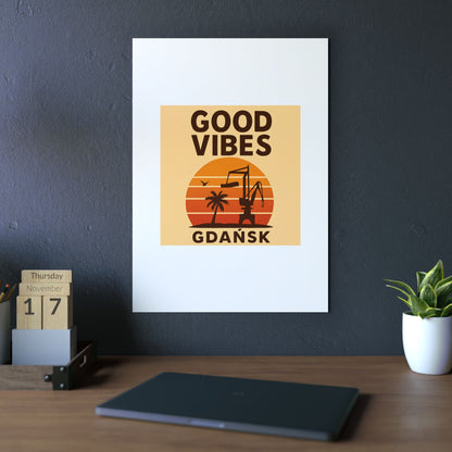 Obraz na panelu aluminiowym Good Vibes Desert – trwały wydruk w stylu Kup Se
