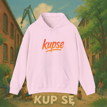 Unisex Heavy Blend Hoodie – Logo Orange – Kup Se