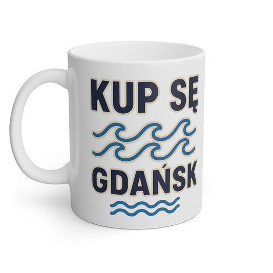 Kubek z Motywem Gdańska – Morska Energia na Każdy Dzień