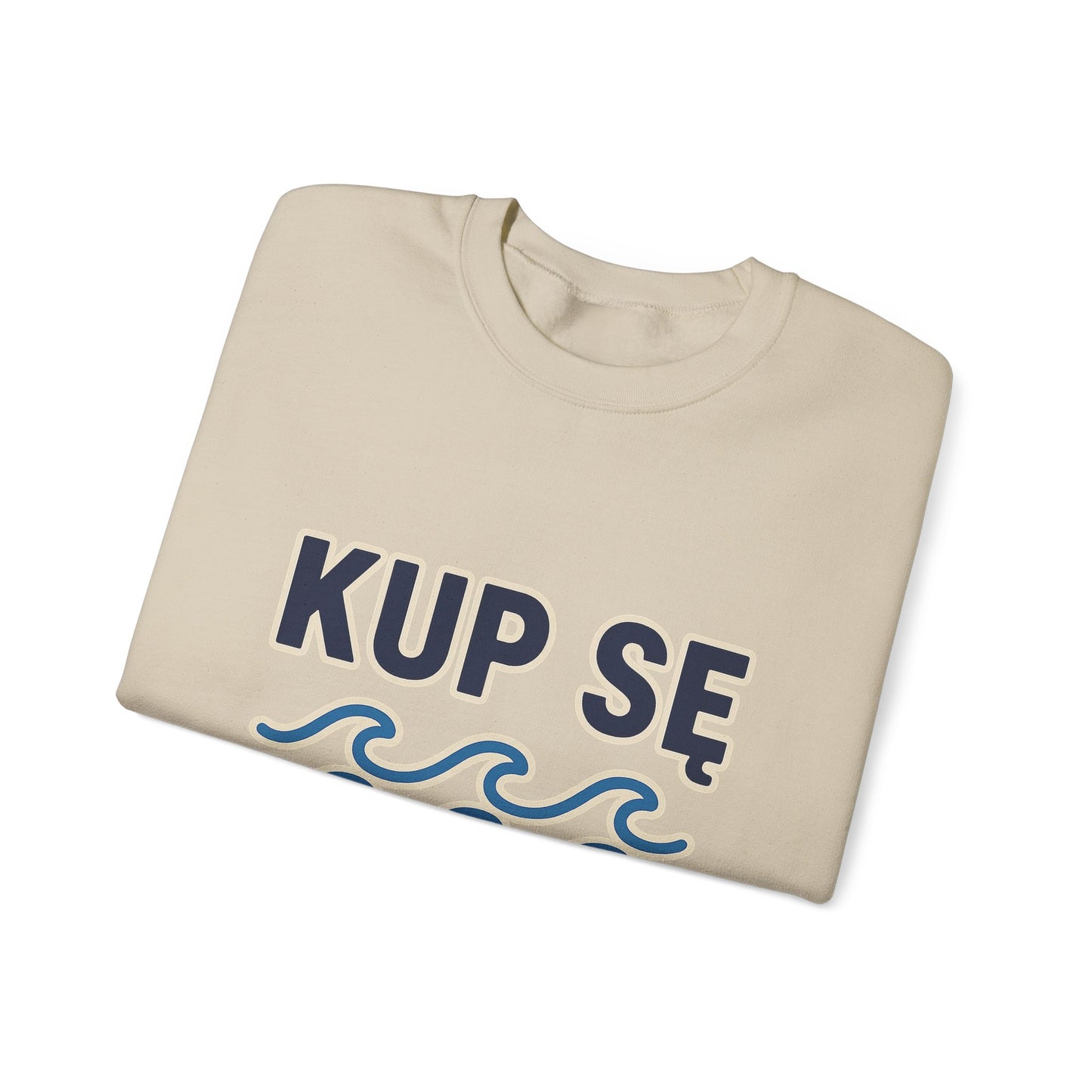 Bluza unisex z grafiką Kup Se Fale – klasyczny crewneck i miejski styl