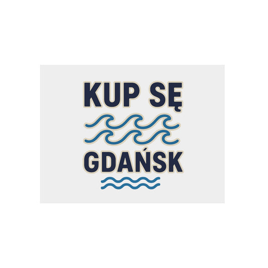 Obraz na panelu aluminiowym Gdańsk Fale – trwały wydruk w stylu Kup Se