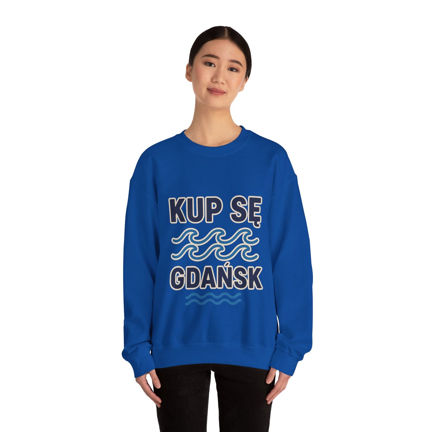 Bluza unisex z grafiką Kup Se Fale – klasyczny crewneck i miejski styl