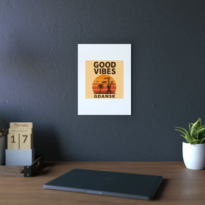 Obraz na panelu aluminiowym Good Vibes Desert – trwały wydruk w stylu Kup Se