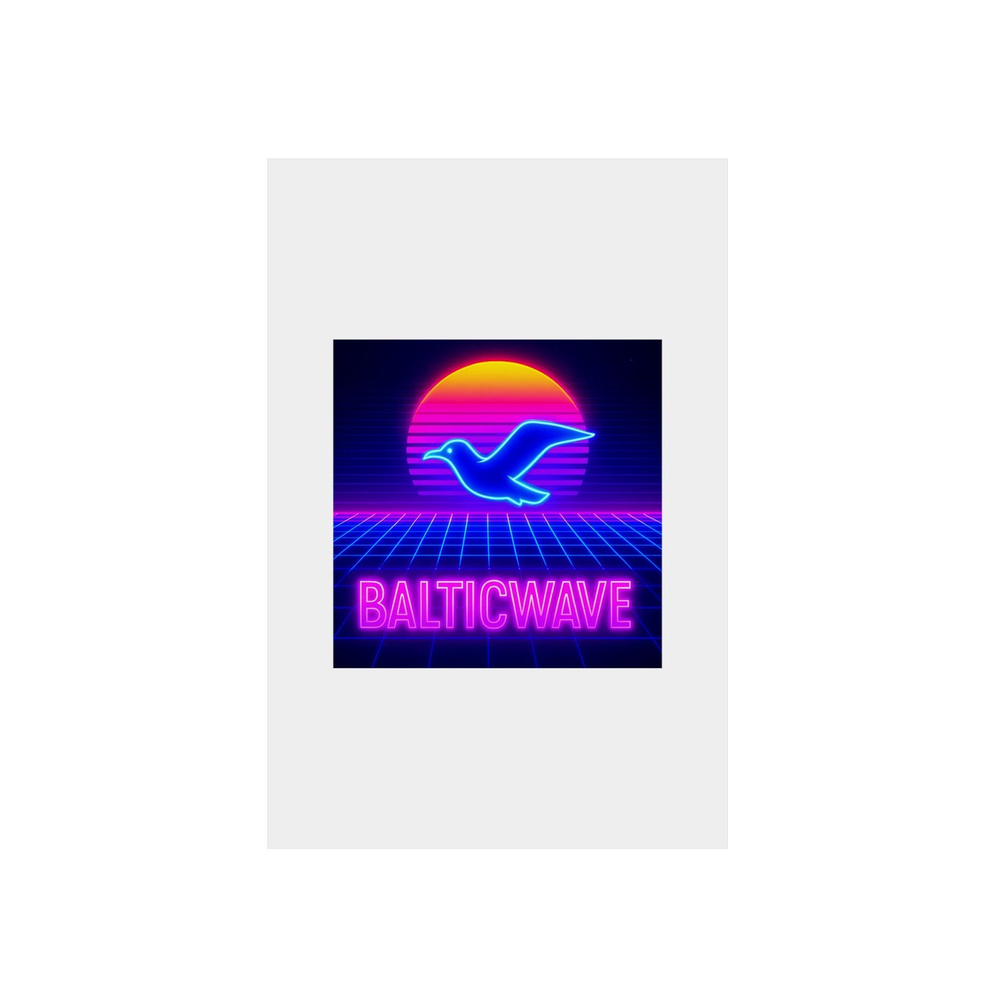 Obraz na panelu aluminiowym Baltic Wave – trwały wydruk w stylu Kup Se