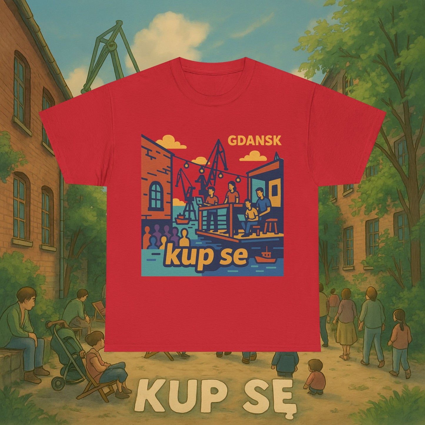KupSe 100cznia Style t-shirt - Unisex Heavy Cotton Tee