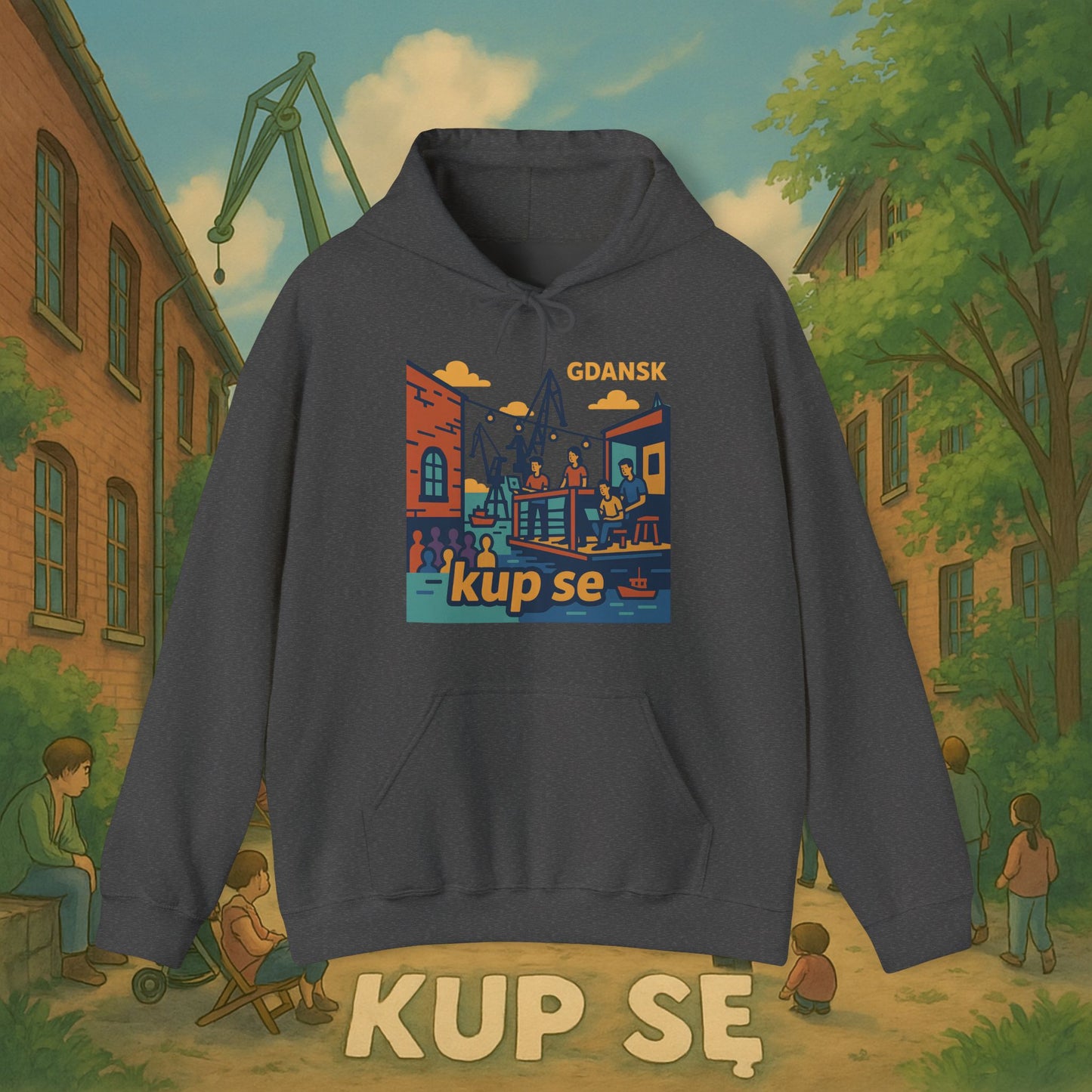 Unisex Heavy Blend Hoodie – Vibe – Kup Se