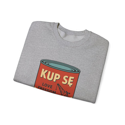 Bluza unisex z grafiką Kup Se Campbell– klasyczny crewneck i miejski styl