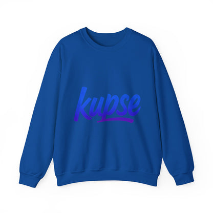 Bluza unisex z grafiką Kup Se Logo Blue – klasyczny crewneck i miejski styl