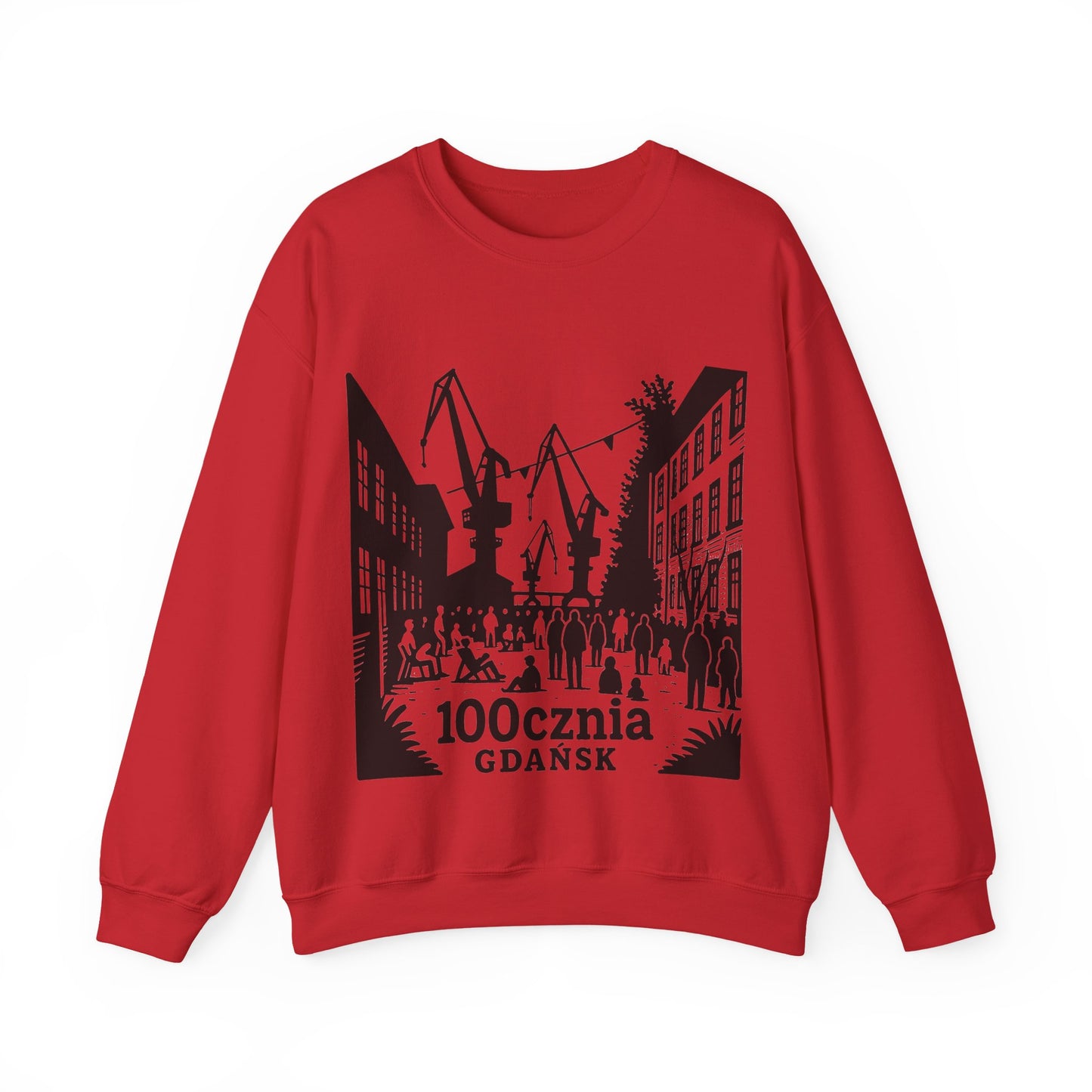 Bluza unisex z grafiką Kup Se 100cznia – klasyczny crewneck i miejski styl