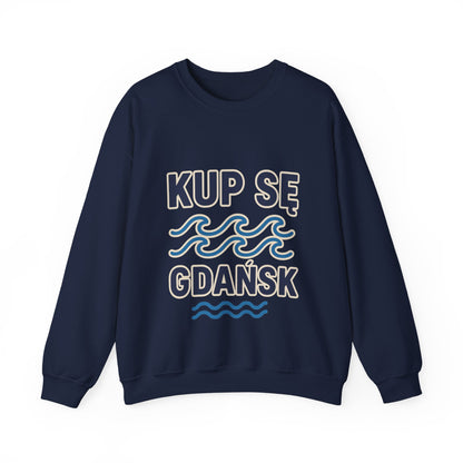 Bluza unisex z grafiką Kup Se Fale – klasyczny crewneck i miejski styl