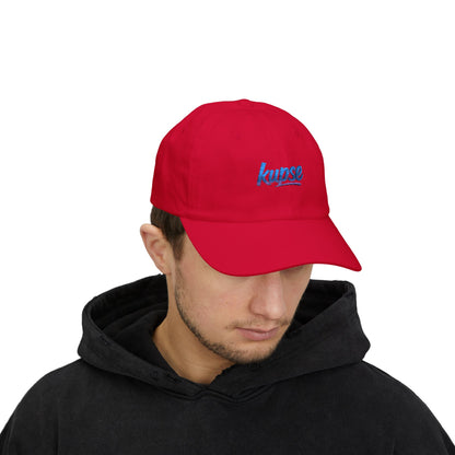 Czapka z daszkiem z grafiką Kup Se Logo Blue – modny Dad Cap z charakterem