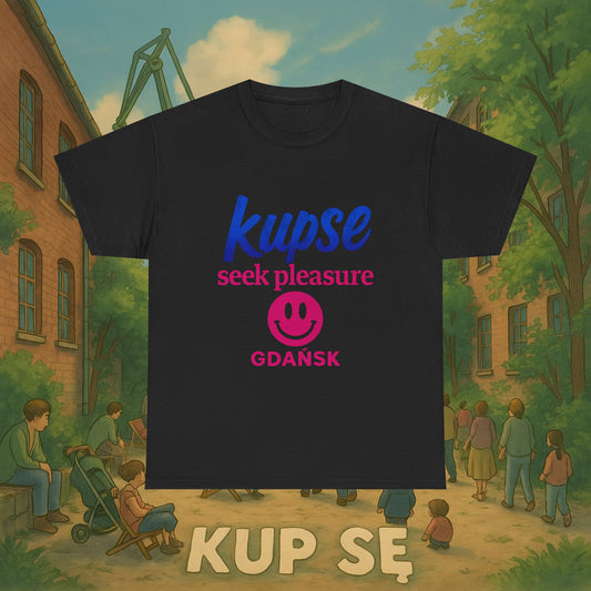 KupSe seek pleasure Style t-shirt - Unisex Heavy Cotton Tee