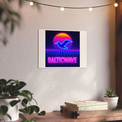 Obraz na panelu aluminiowym Baltic Wave – trwały wydruk w stylu Kup Se