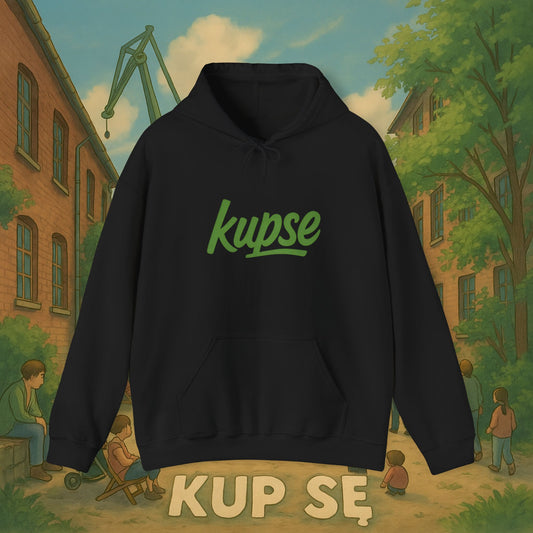 Unisex Heavy Blend Hoodie – Logo Green – Kup Se