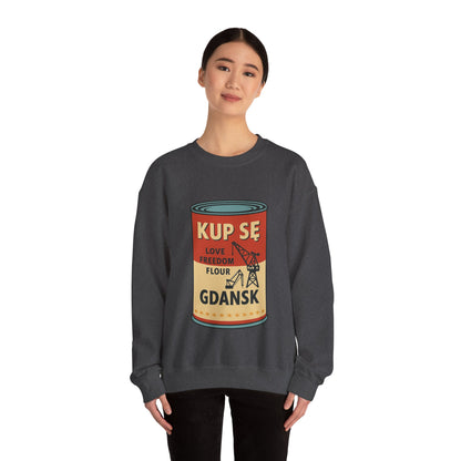 Bluza unisex z grafiką Kup Se Campbell– klasyczny crewneck i miejski styl