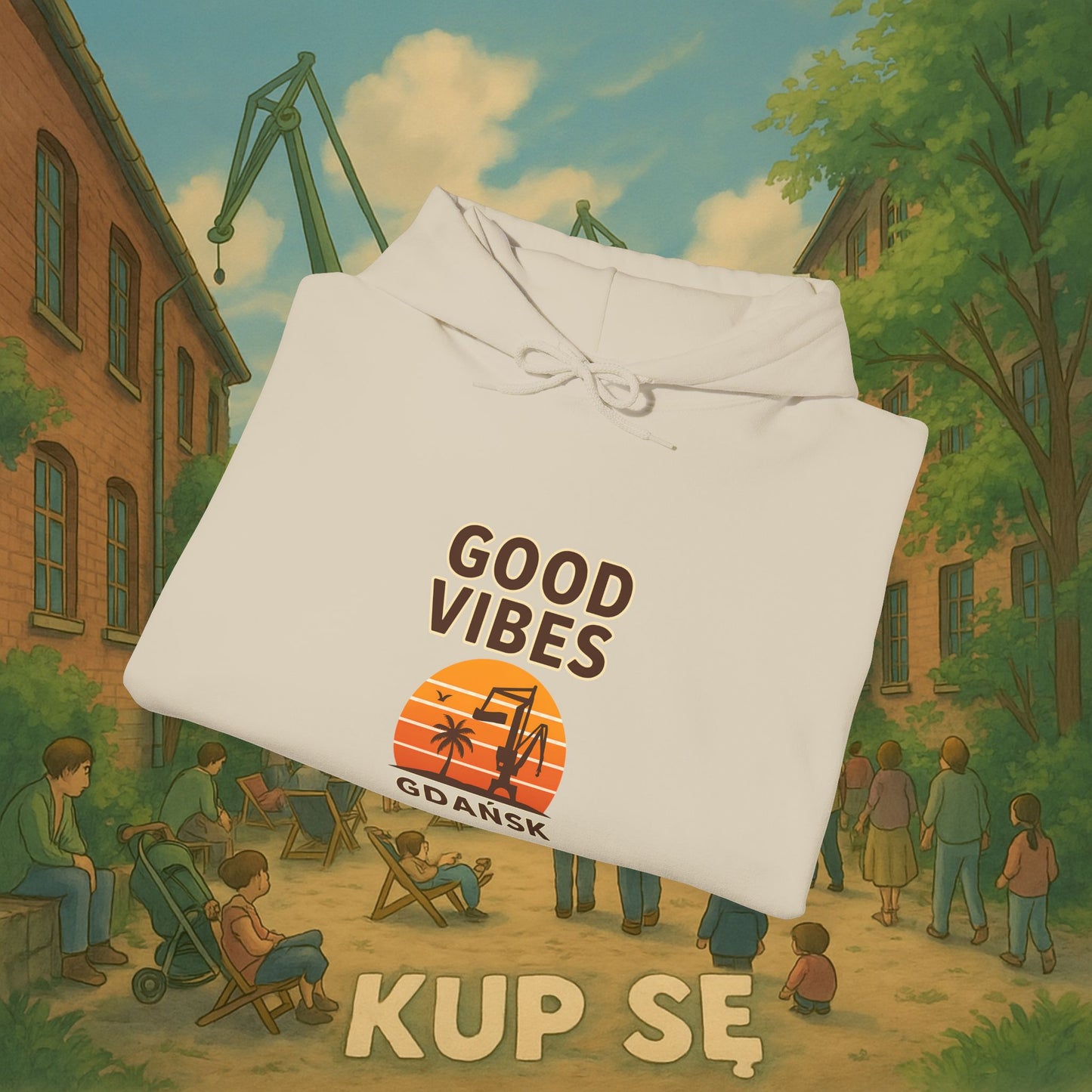 Unisex Heavy Blend Hoodie – Good Vibes – Kup Se