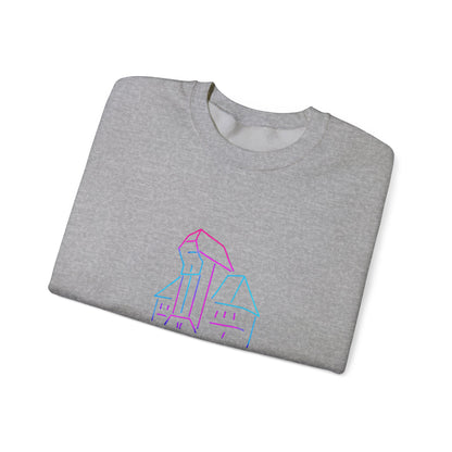 Bluza unisex z grafiką Kup Se GDN Nights – klasyczny crewneck i miejski styl