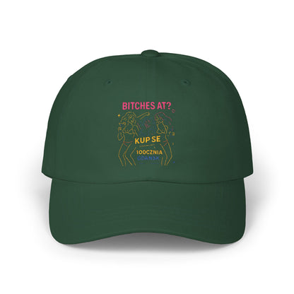 Czapka z daszkiem z grafiką Kup Se Bi*ches at? – modny Dad Cap z charakterem