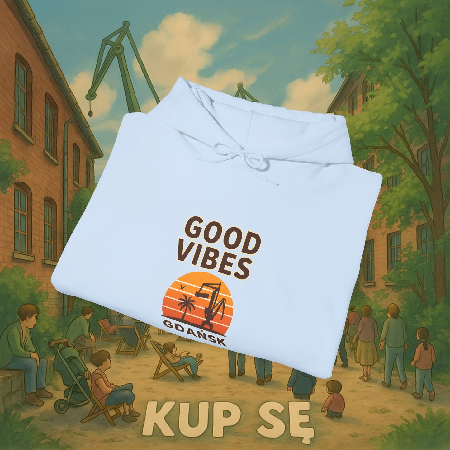 Unisex Heavy Blend Hoodie – Good Vibes – Kup Se