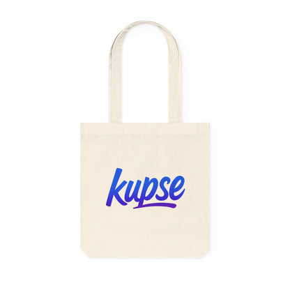 Tkana Torba na Ramię Kup Se Logo Blue – Styl i Ekologia w Jednym