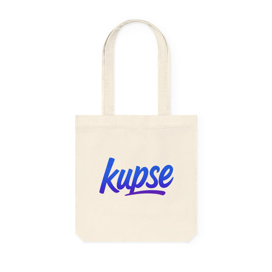 Tkana Torba na Ramię Kup Se Logo Blue – Styl i Ekologia w Jednym