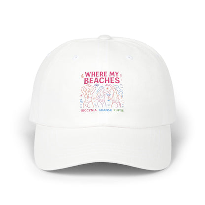 Czapka z daszkiem z grafiką Kup Se Where My Beaches – modny Dad Cap z charakterem