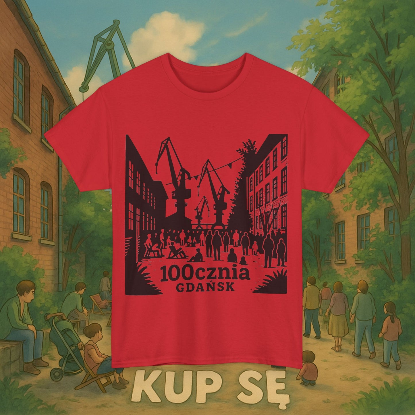 KupSe 100cznia t-shirt - Unisex Heavy Cotton Tee