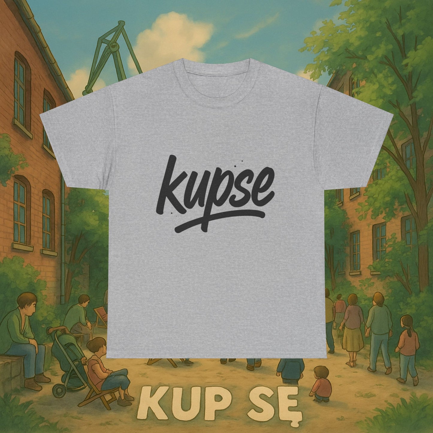 KupSe Logo t-shirt - Unisex Heavy Cotton Tee