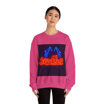 Bluza unisex z grafiką Kup Se Solidarność – klasyczny crewneck i miejski styl
