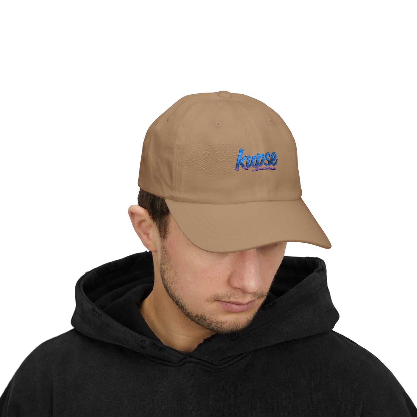 Czapka z daszkiem z grafiką Kup Se Logo Blue – modny Dad Cap z charakterem