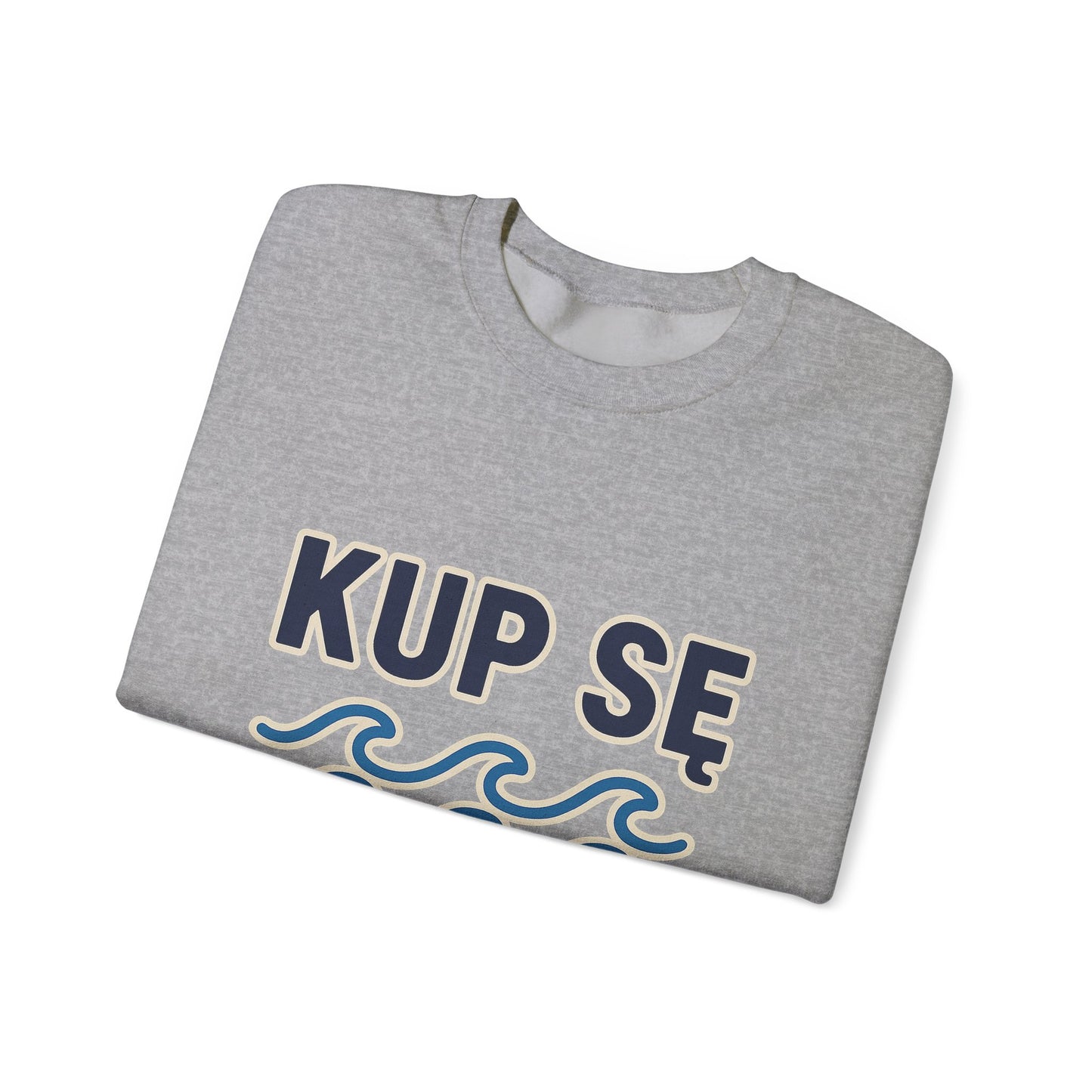 Bluza unisex z grafiką Kup Se Fale – klasyczny crewneck i miejski styl