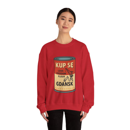 Bluza unisex z grafiką Kup Se Campbell– klasyczny crewneck i miejski styl