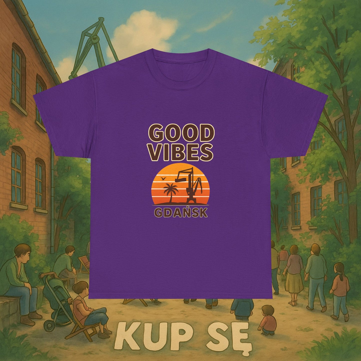 KupSe Good Vibes Style t-shirt - Unisex Heavy Cotton Tee