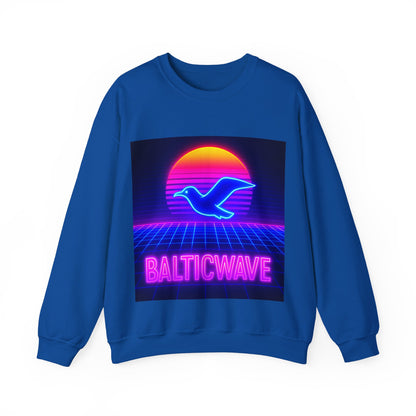 Bluza unisex z grafiką Kup Se Baltic Wave – klasyczny crewneck i miejski styl