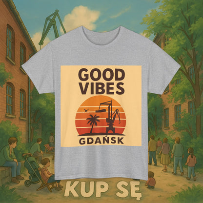 KupSe Good Vibes Desert Style t-shirt - Unisex Heavy Cotton Tee
