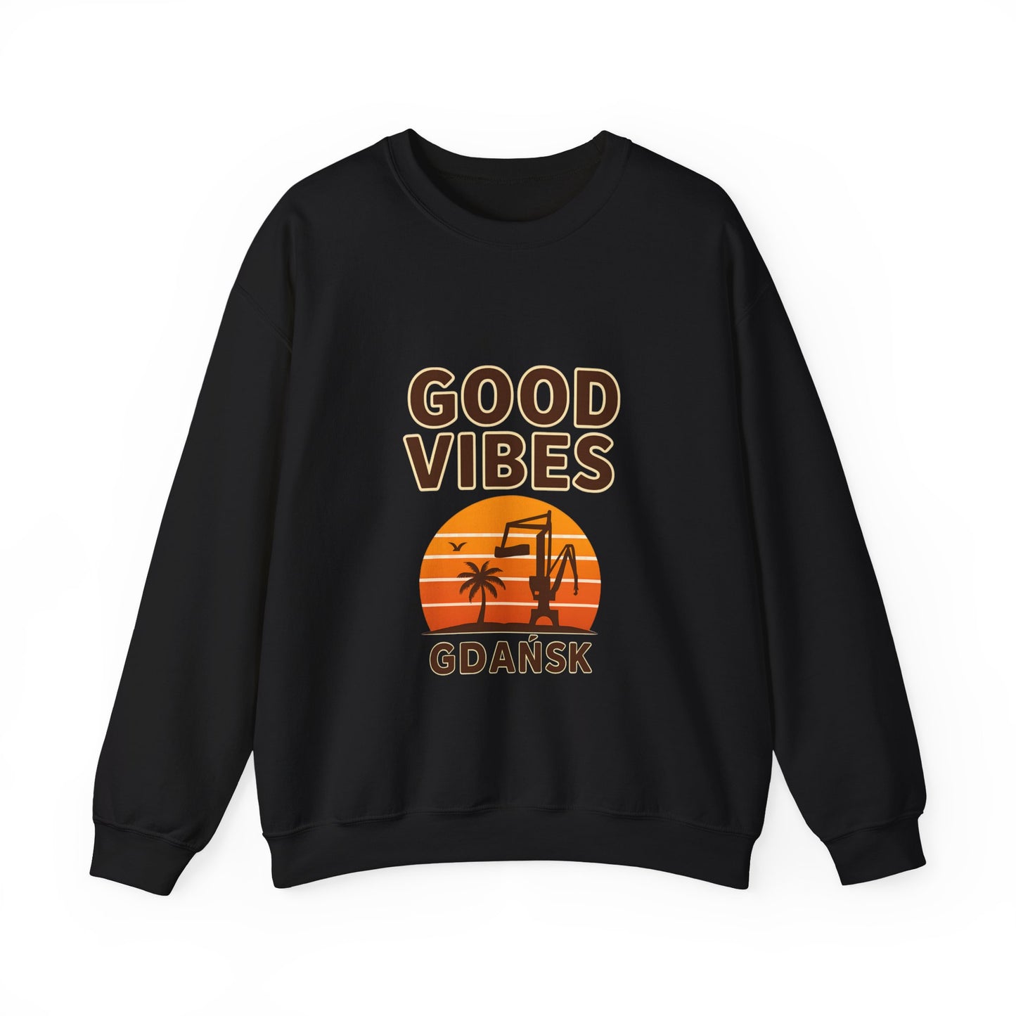 Bluza unisex z grafiką Kup Se Good Vibes – klasyczny crewneck i miejski styl