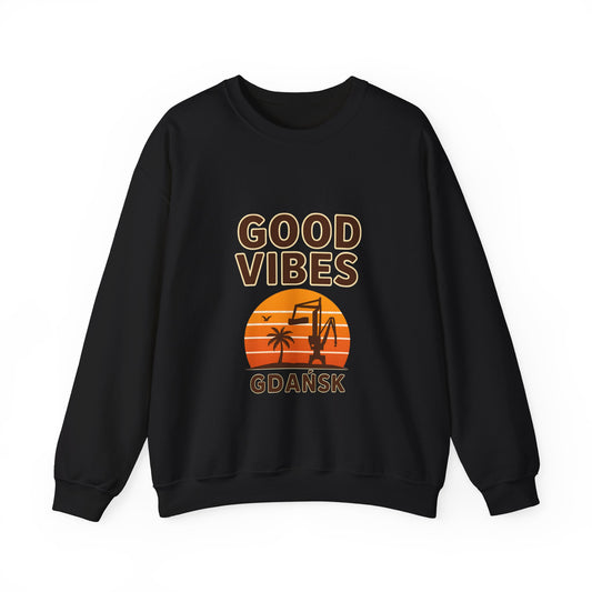 Bluza unisex z grafiką Kup Se Good Vibes – klasyczny crewneck i miejski styl