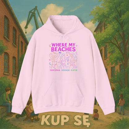 Unisex Heavy Blend Hoodie – Where My Beaches – Kup Se