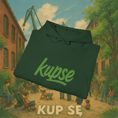 Unisex Heavy Blend Hoodie – Logo Green – Kup Se